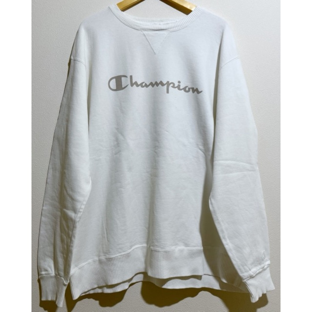 Champion(チャンピオン)のChampion（チャンピオン）90’ｓ 青刺繍タグ後期 USA製 ロゴプリント 前V スウェット トレーナー 【D0727-007】 メンズのトップス(スウェット)の商品写真