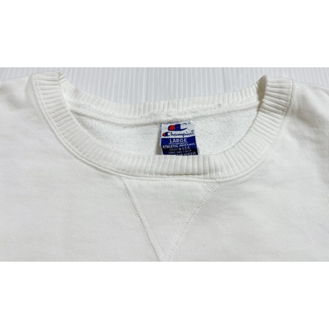 Champion(チャンピオン)のChampion（チャンピオン）90’ｓ 青刺繍タグ後期 USA製 ロゴプリント 前V スウェット トレーナー 【D0727-007】 メンズのトップス(スウェット)の商品写真