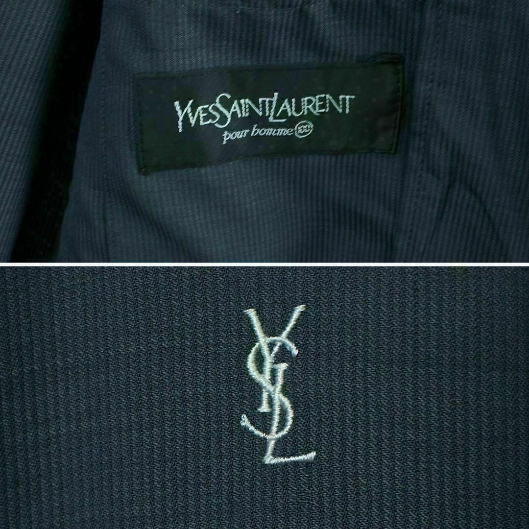 Yves Saint Laurent(イヴサンローラン)の【希少】イヴ・サンローラン スイングトップ 薄手 ジャケット 刺繍ロゴ 入手困難 メンズのジャケット/アウター(ブルゾン)の商品写真
