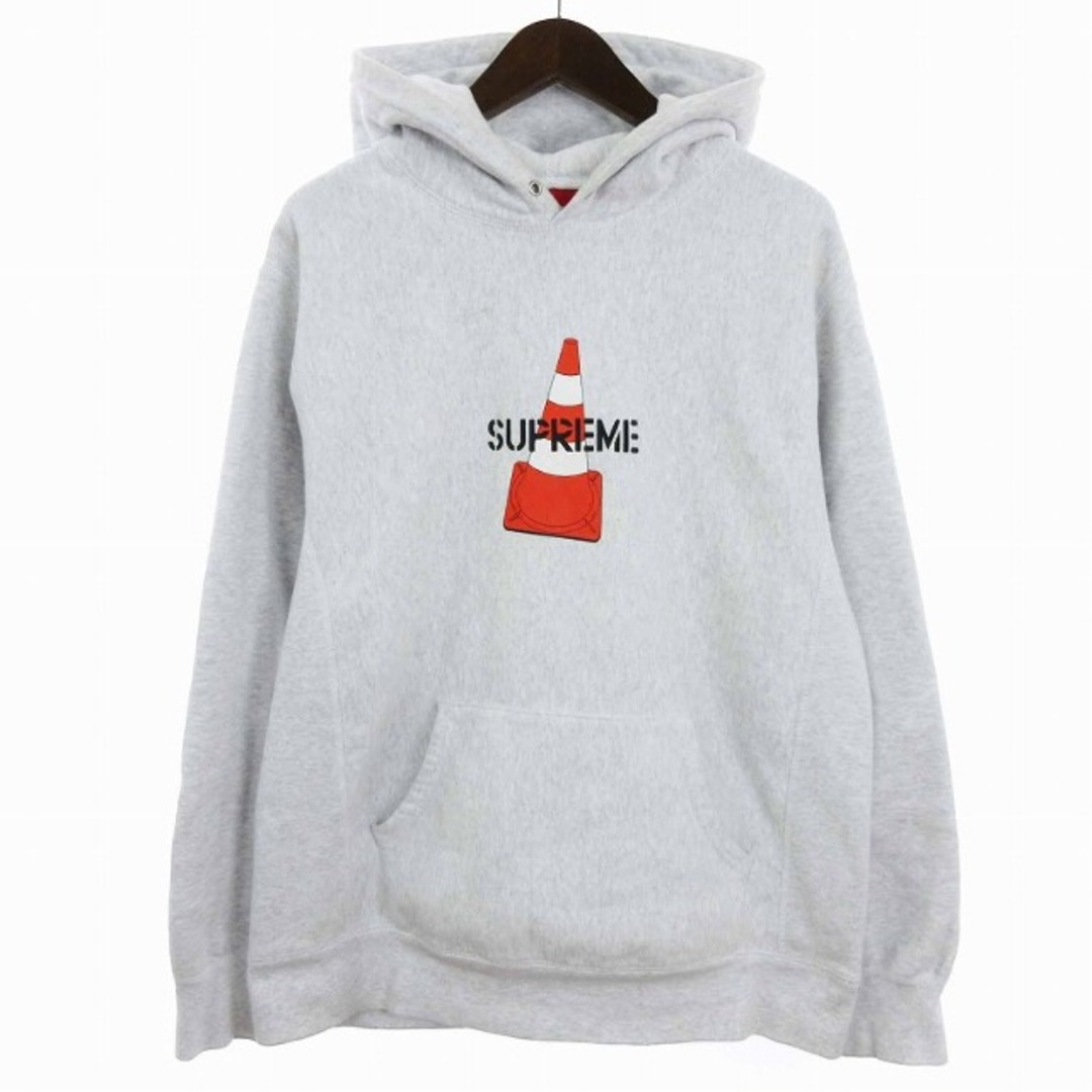 Supreme(シュプリーム)のシュプリーム Cone Hooded Sweatshirt 杢グレー L メンズのトップス(パーカー)の商品写真
