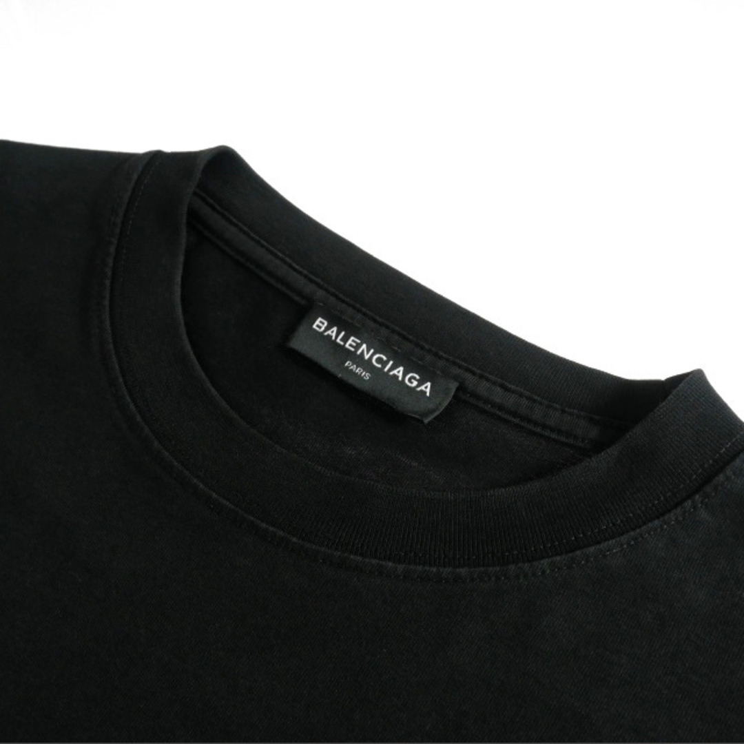 Balenciaga(バレンシアガ)のバレンシアガ BALENCIAGA キャンペーンロゴ Tシャツ 半袖 XL 黒 メンズのトップス(Tシャツ/カットソー(半袖/袖なし))の商品写真