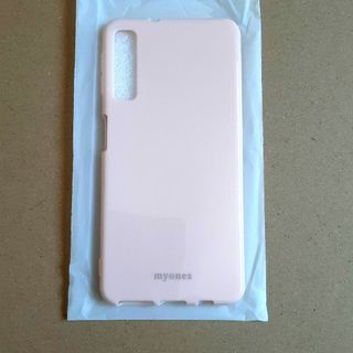 新品 Galaxy A7 myones スマホケース くすみピンク スマホカバー(モバイルケース/カバー)