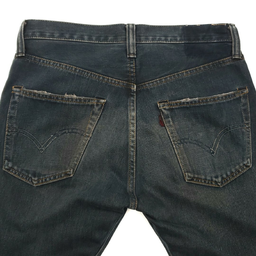 Levi's(リーバイス)の後染めサイドジップ W32◆Levi's 47501◆日本製復刻ジーンズ 803 メンズのパンツ(デニム/ジーンズ)の商品写真