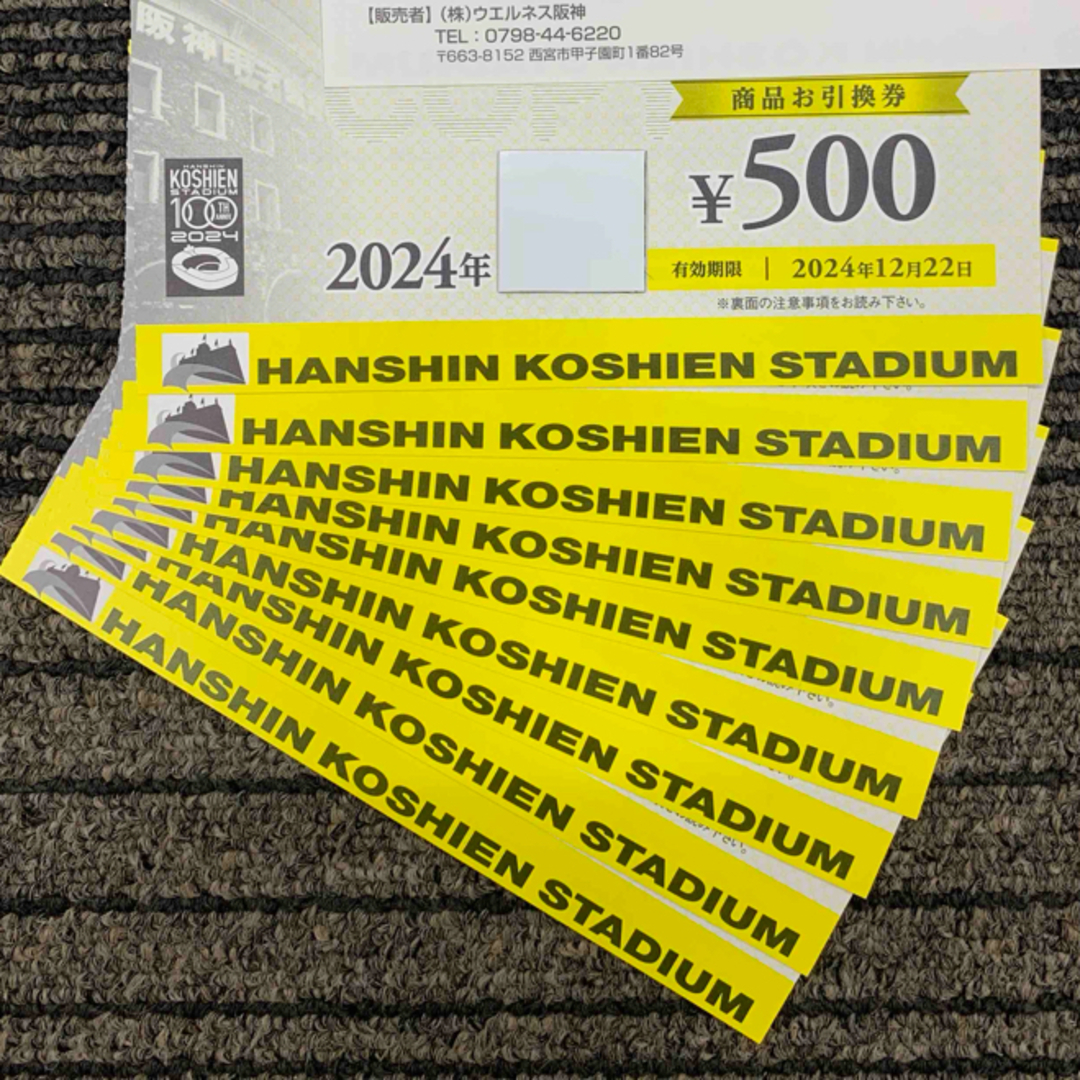 阪神タイガース(ハンシンタイガース)の阪神甲子園球場 商品お引換券 30,000円分 チケットのスポーツ(野球)の商品写真