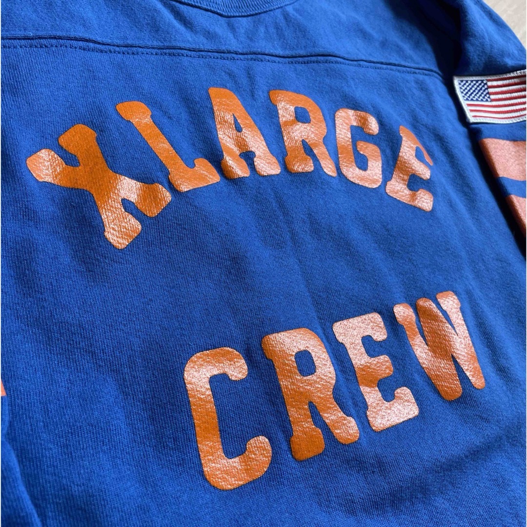 XLARGE(エクストララージ)のXLARGE フットボールTシャツ　Ssize メンズのトップス(Tシャツ/カットソー(七分/長袖))の商品写真