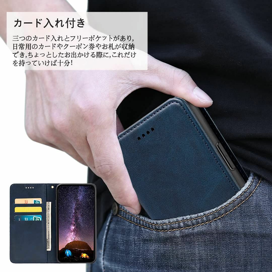 【サイズ:iPhone12mini_色:レトロネイビー】iPhone12 min スマホ/家電/カメラのスマホアクセサリー(その他)の商品写真