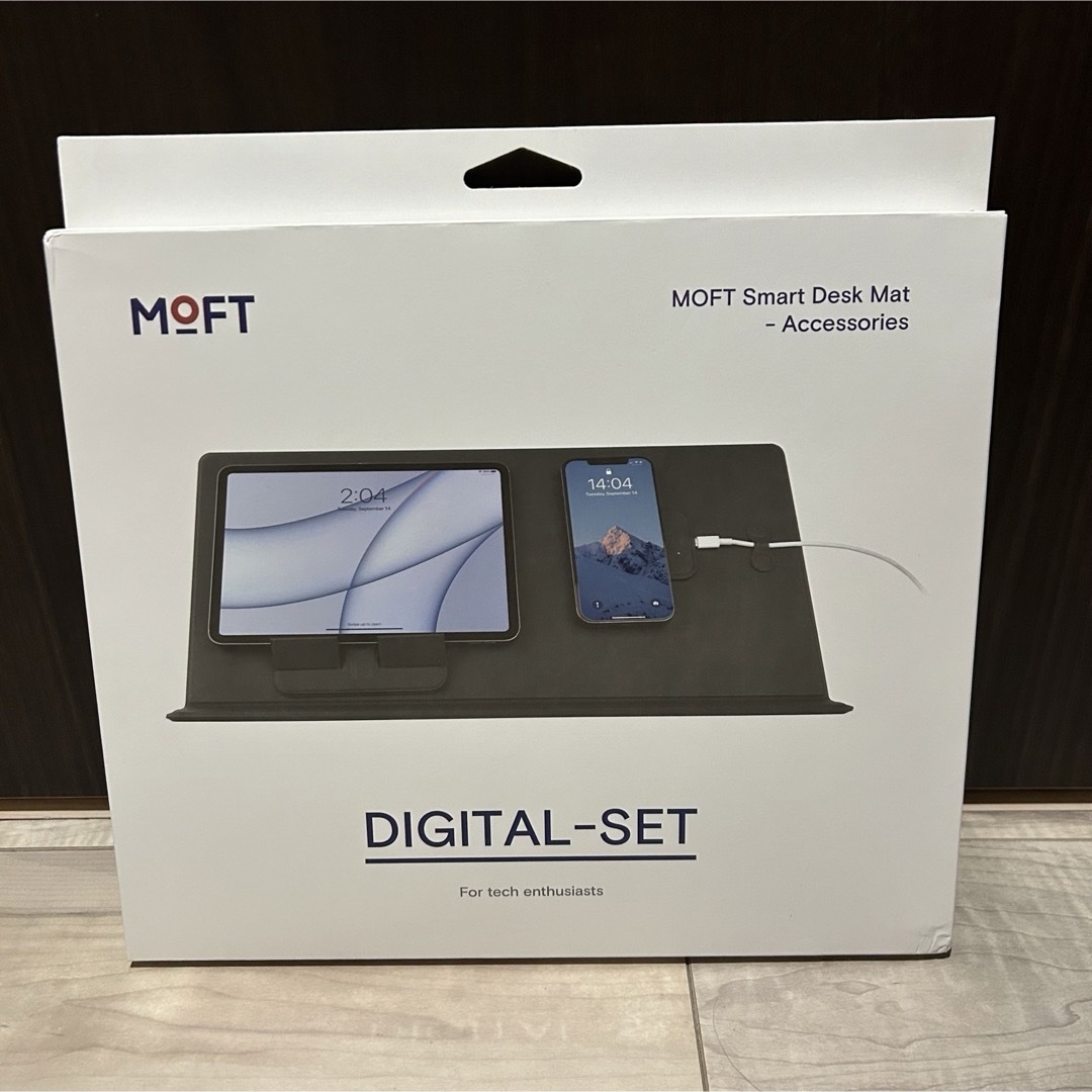MOFT スマートデスクマット デジタルキットセット ブラック スマホ/家電/カメラのPC/タブレット(PC周辺機器)の商品写真