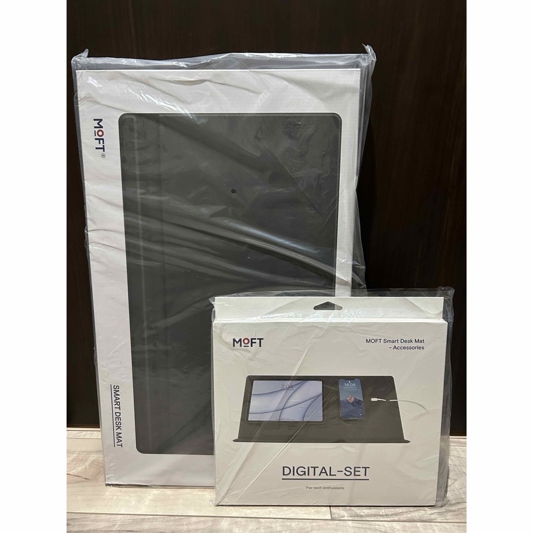 MOFT スマートデスクマット デジタルキットセット ブラック スマホ/家電/カメラのPC/タブレット(PC周辺機器)の商品写真