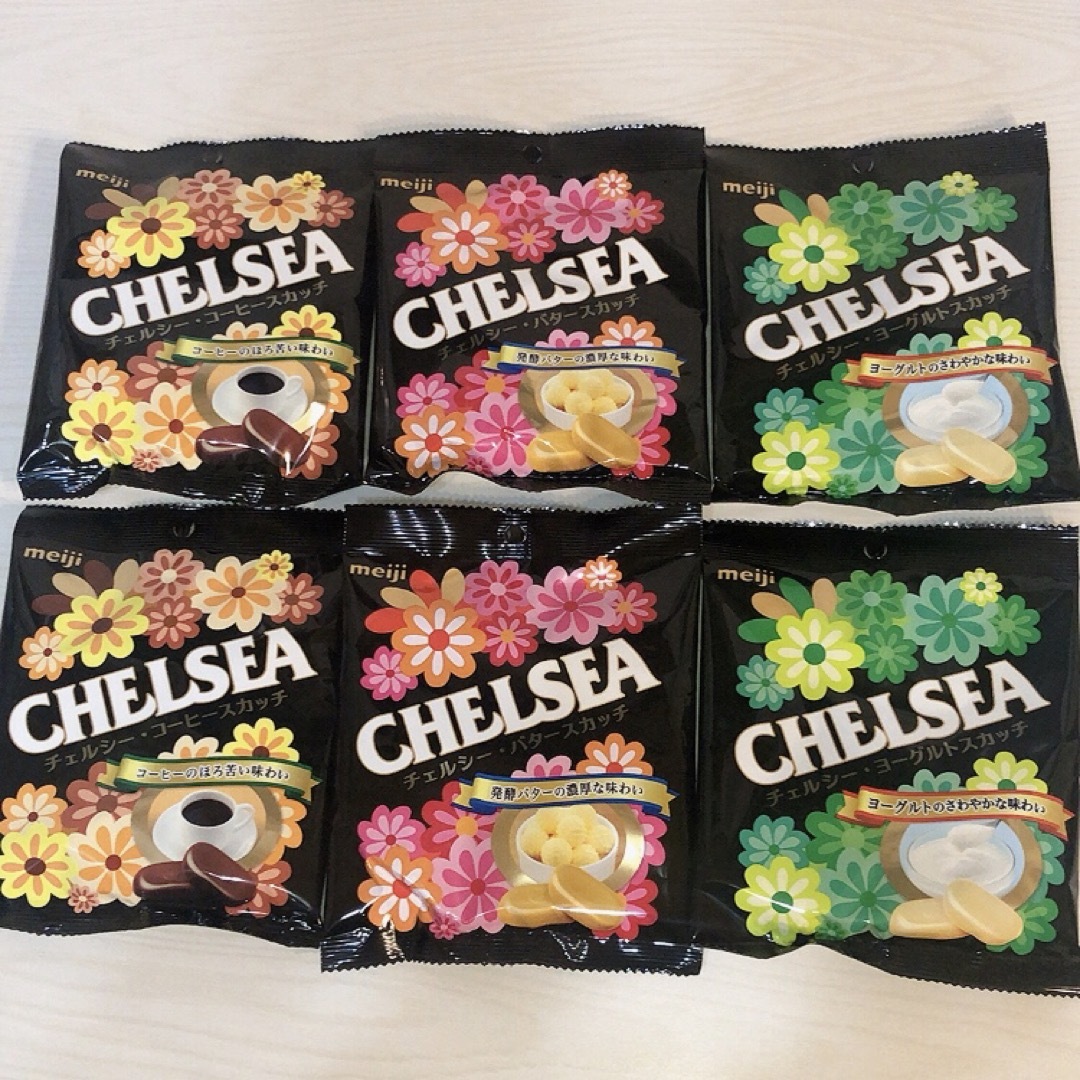 CHELSEA チェルシー コーヒー ヨーグルト バタースカッチ 各2袋 計6袋 食品/飲料/酒の食品(菓子/デザート)の商品写真