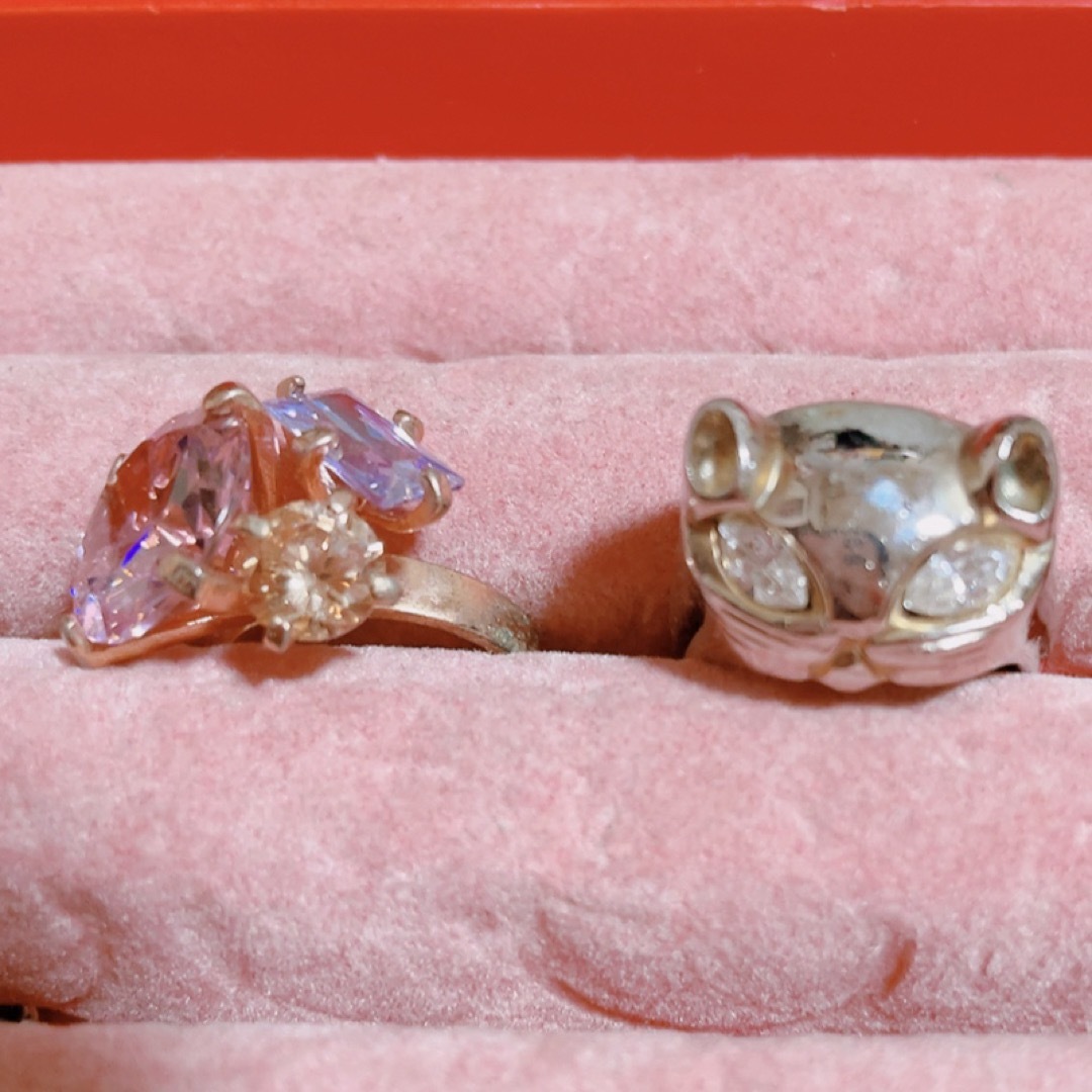 猫 ネコ ねこ 指輪 リング キャット cat ゴールド シルバー 王冠  レディースのアクセサリー(リング(指輪))の商品写真
