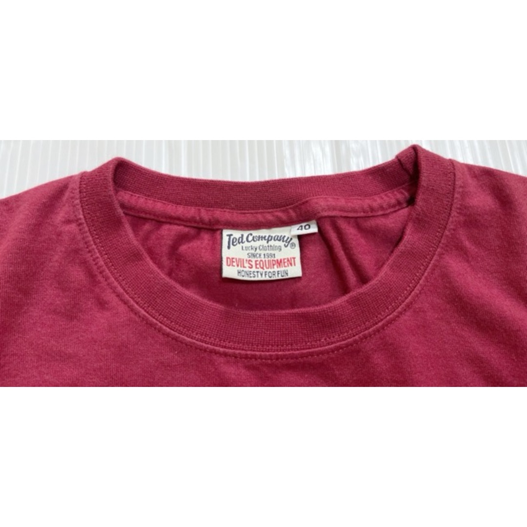 ted company（テッドカンパニー）プリント 長袖 Tシャツ【D0739-007】 メンズのトップス(Tシャツ/カットソー(七分/長袖))の商品写真