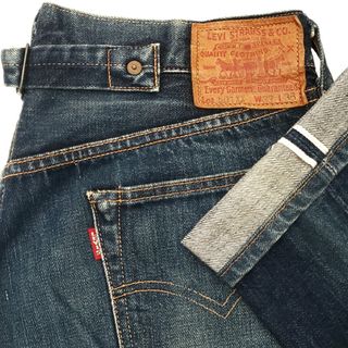 Levi's - 大きめ濃紺 W33◆Levi's 37501◆日本製ビンテージ復刻ジーンズ799