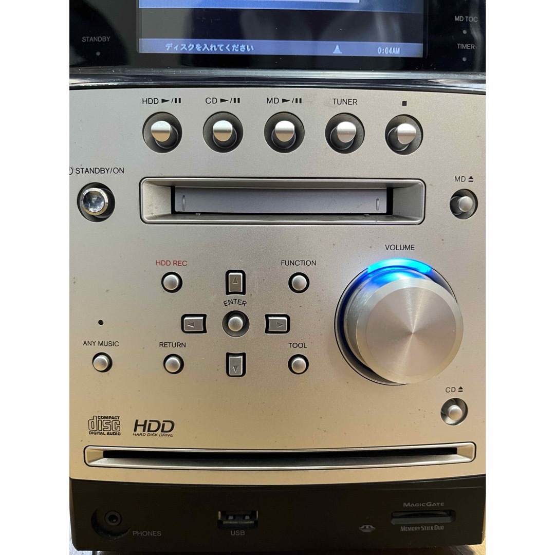 ONKYO(オンキヨー)の【ジャンク】オンキョーMD/HDDステレオコンポ本体のみ BR-NX8 スマホ/家電/カメラのオーディオ機器(その他)の商品写真