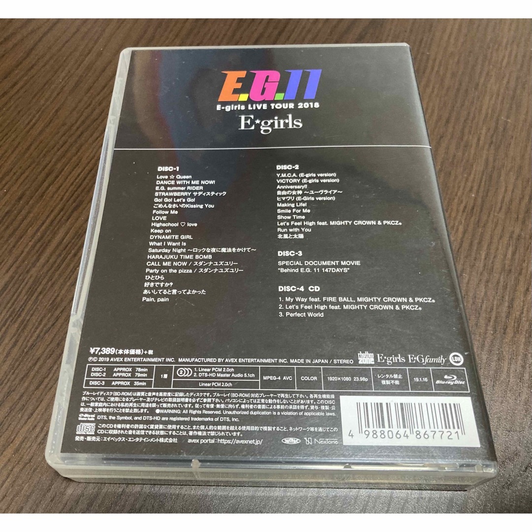  E-girls/LIVE TOUR 2018～E.G.11 3枚組 エンタメ/ホビーのDVD/ブルーレイ(ミュージック)の商品写真