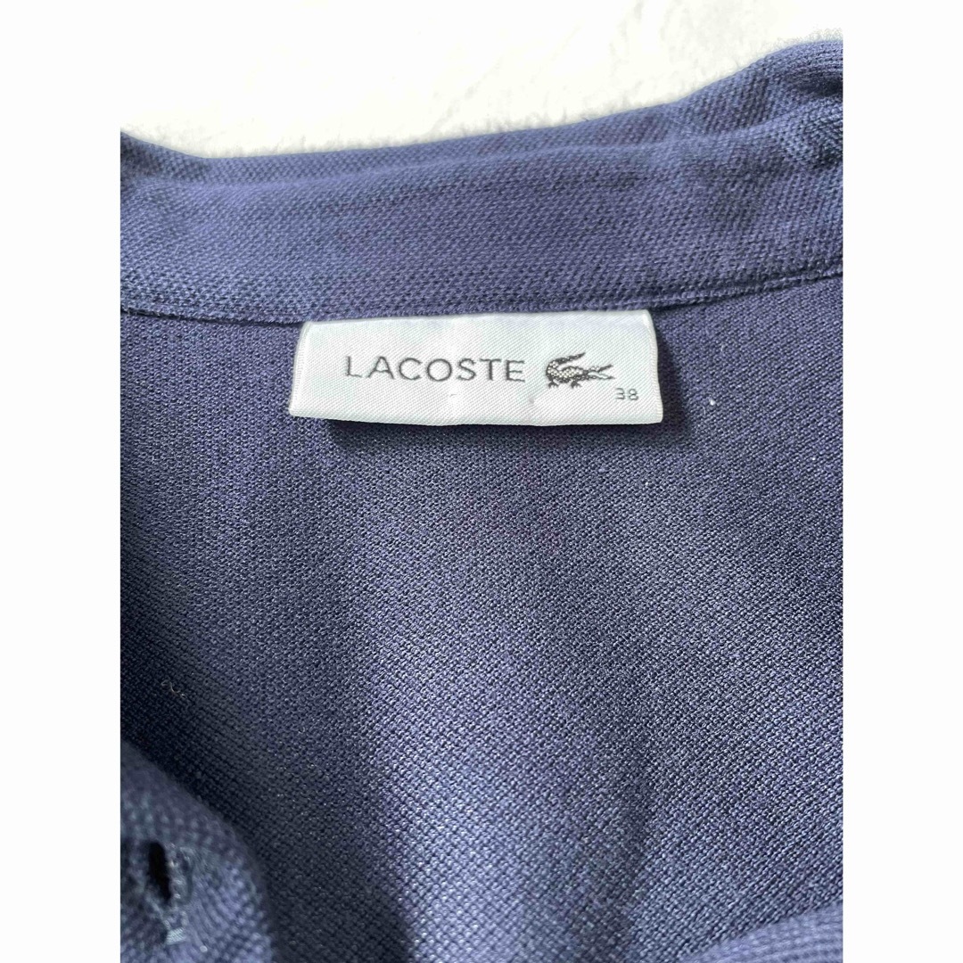 LACOSTE(ラコステ)のLACOSTE ロング丈半袖ポロシャツ レディースのトップス(ポロシャツ)の商品写真