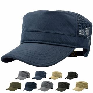 【色: ブルー/2】RF ワークキャップ メンズ 大きいサイズ 帽子 ミリタリー(その他)