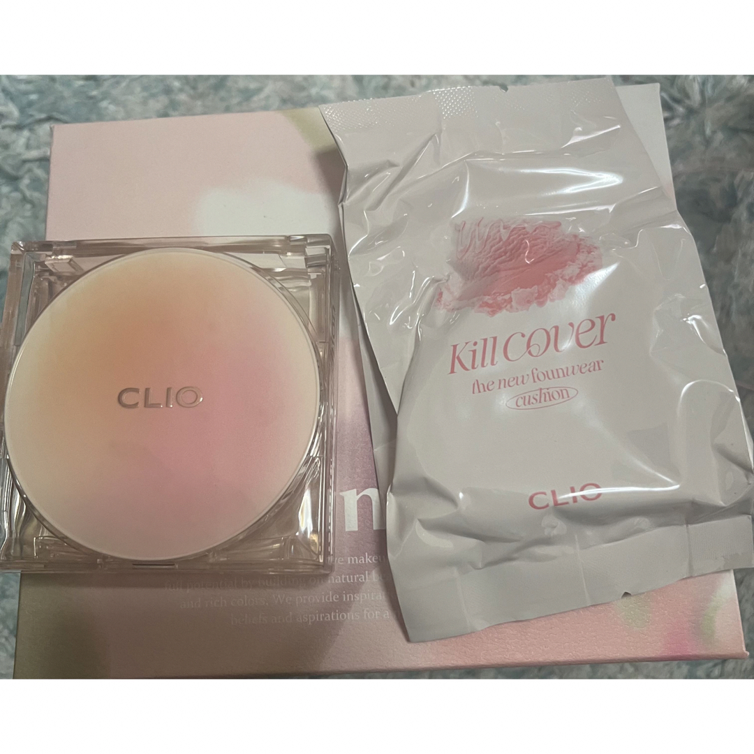 CLIO(クリオ)のキルカバーニューファンウェアクッション　ランジェリー　レフィル付 コスメ/美容のベースメイク/化粧品(ファンデーション)の商品写真