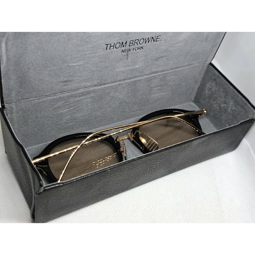 THOM BROWNE(トムブラウン)のTHOM BROWNE メガネ TB-011A-49 12K トムブラウン 眼鏡 メンズのファッション小物(サングラス/メガネ)の商品写真