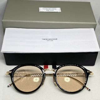 トムブラウン(THOM BROWNE)のTHOM BROWNE メガネ TB-011A-49 12K トムブラウン 眼鏡(サングラス/メガネ)