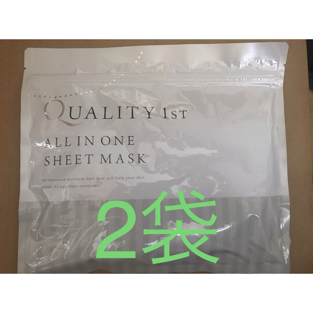 Quality 1st ALL IN ONE SHEET MASK シートマスク コスメ/美容のスキンケア/基礎化粧品(パック/フェイスマスク)の商品写真