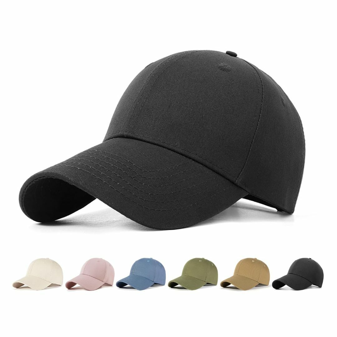 【色: ブラック】[WindTour] キャップ レディース 帽子 日焼け防止  レディースのファッション小物(その他)の商品写真
