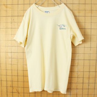 ギルタン(GILDAN)のUSA GILDAN 刺繍 半袖 Tシャツ ベージュS フィッシング aw103(Tシャツ/カットソー(半袖/袖なし))