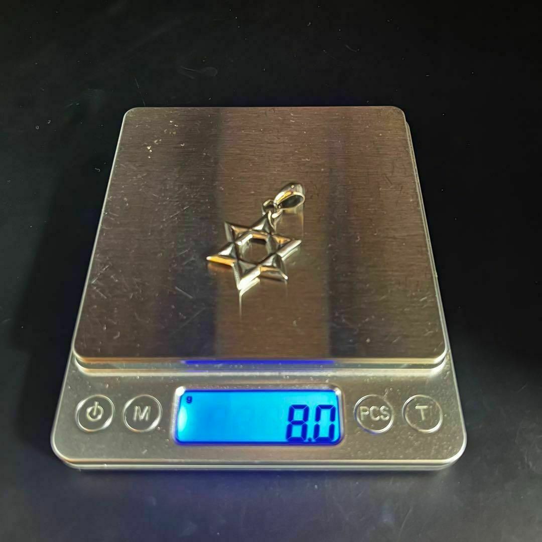 スターオブダビデ ペンダント 六芒星 シルバー925 チャーム メンズのアクセサリー(ネックレス)の商品写真