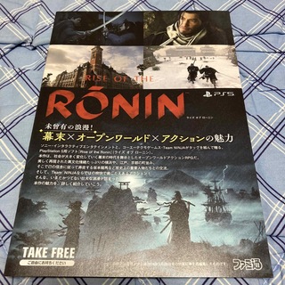RONIN ローニン ゲーム　非売品　カタログ(印刷物)