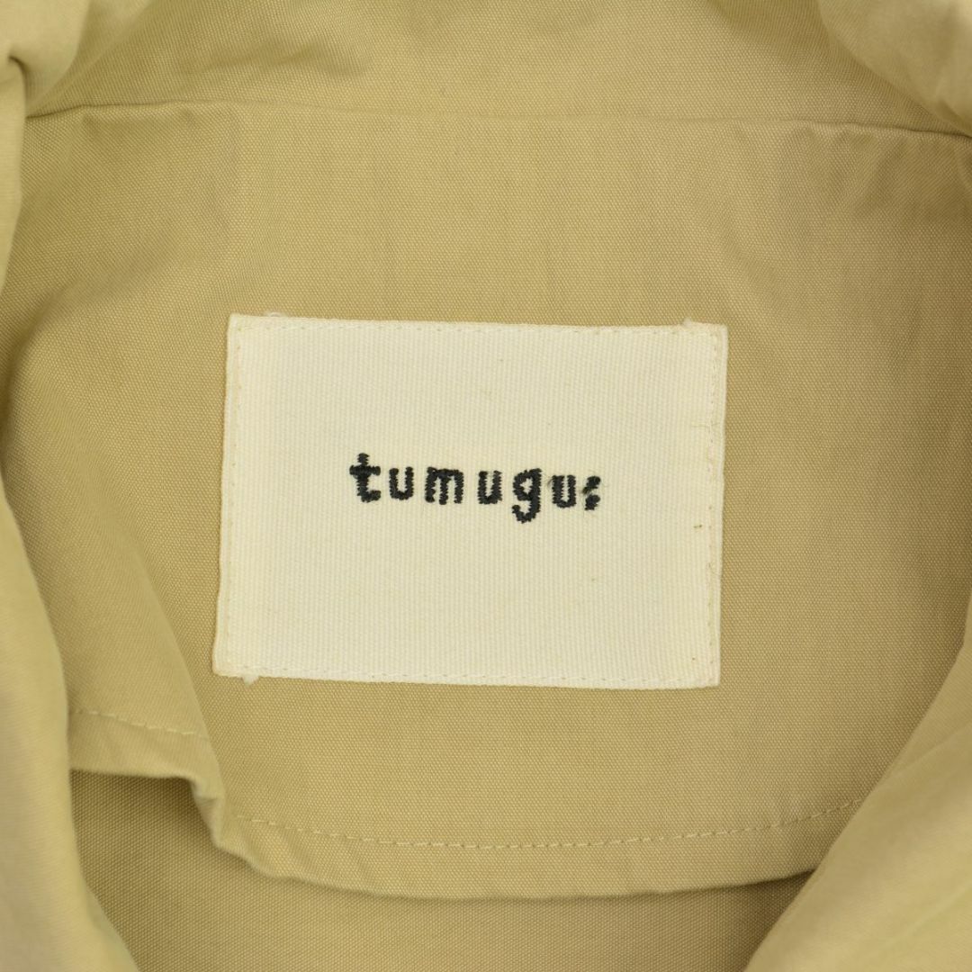 tumugu(ツムグ)の【tumugu】TB21438 コットンナイロンバイオピーチオーバーコート レディースのジャケット/アウター(ロングコート)の商品写真