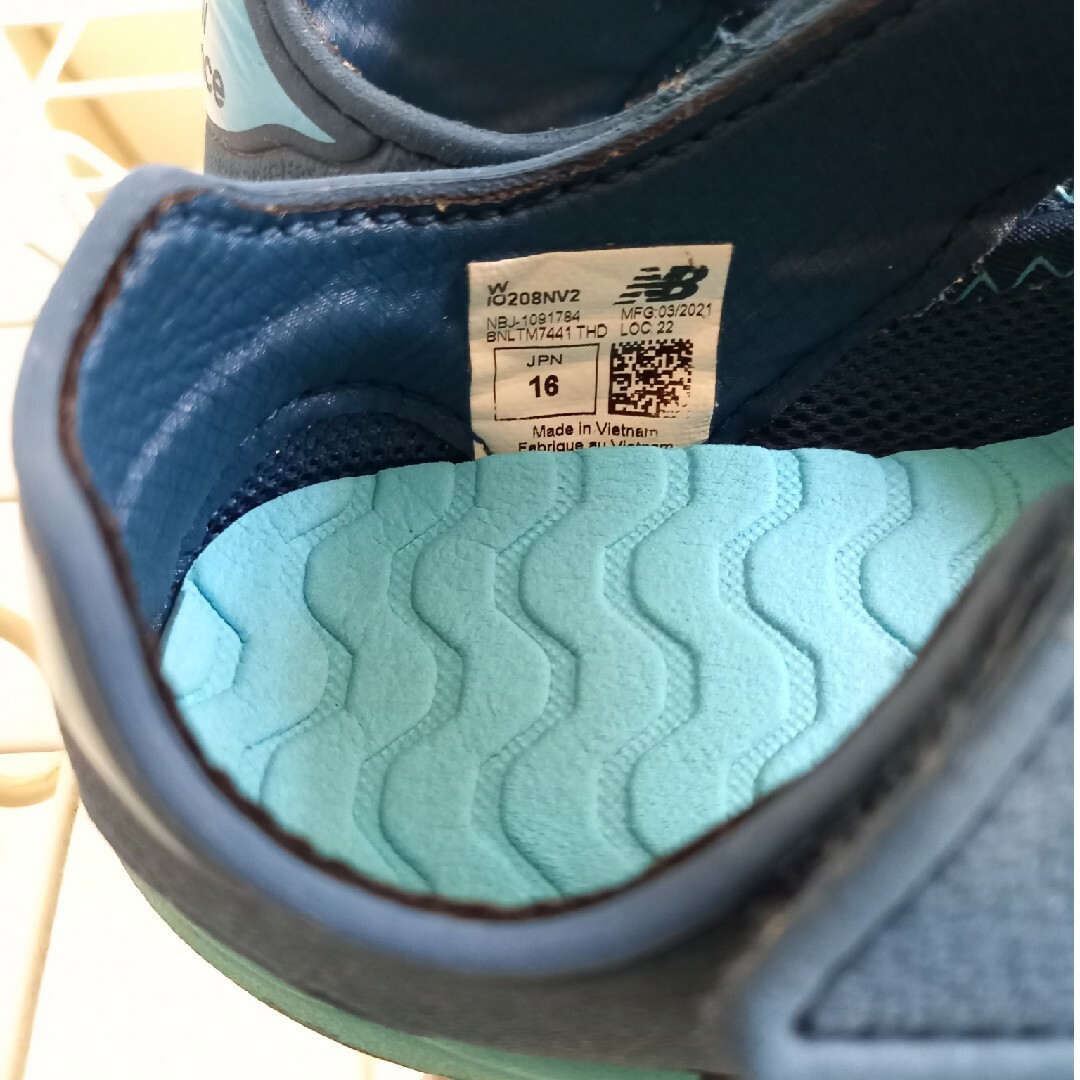 New Balance(ニューバランス)のnew balance　16.0cm キッズ/ベビー/マタニティのキッズ靴/シューズ(15cm~)(サンダル)の商品写真