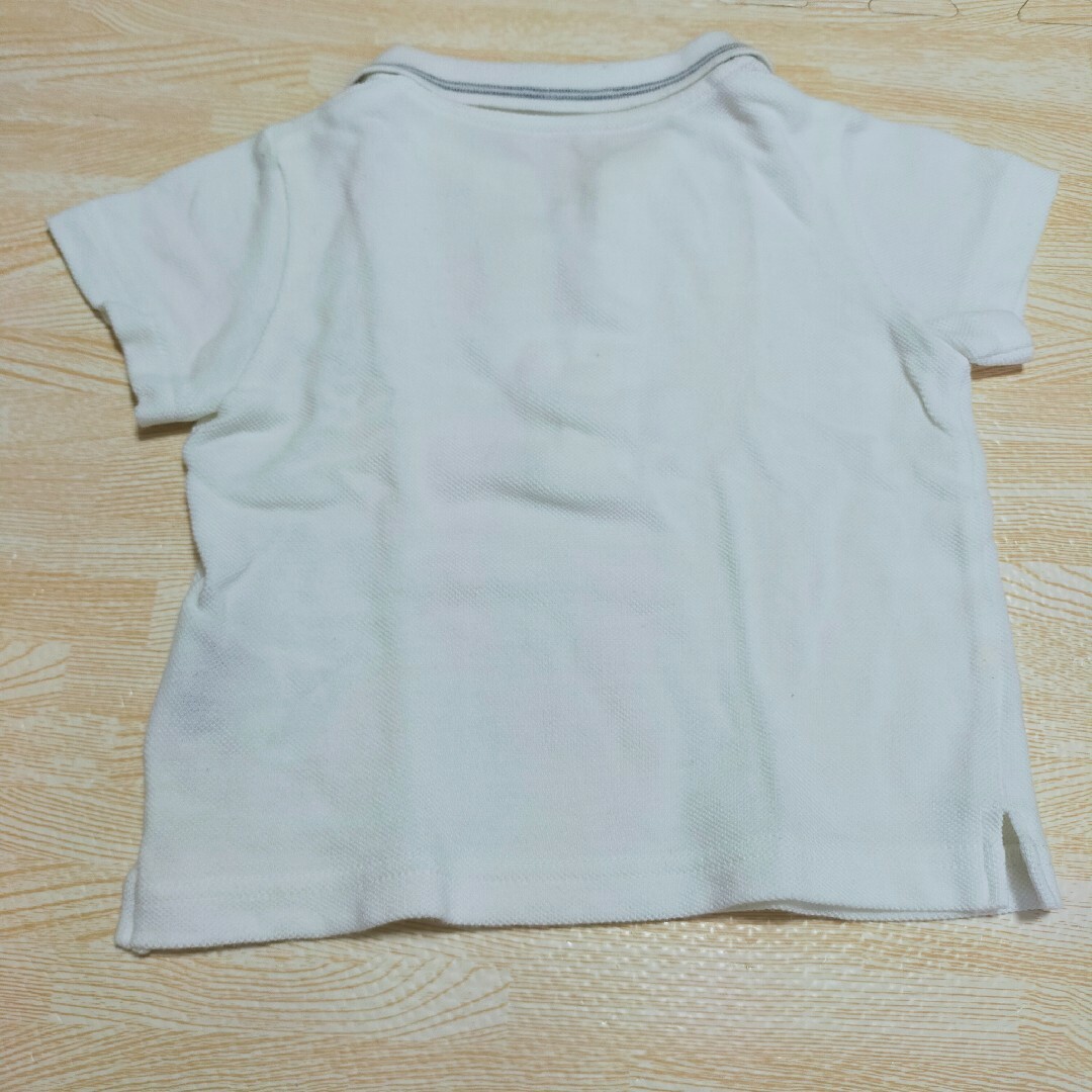 COMME CA DU MODE(コムサデモード)のコムサデモード　ベビー　白　ポロシャツ　80 キッズ/ベビー/マタニティのベビー服(~85cm)(その他)の商品写真