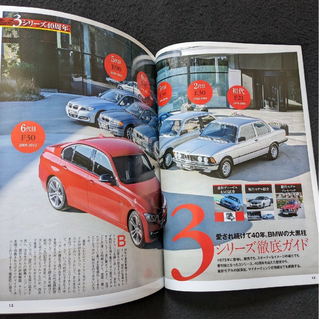 名車アーカイブ　BMWのすべて　歴代モデル　3シリーズ　5シリーズ　7シリーズ エンタメ/ホビーの雑誌(車/バイク)の商品写真
