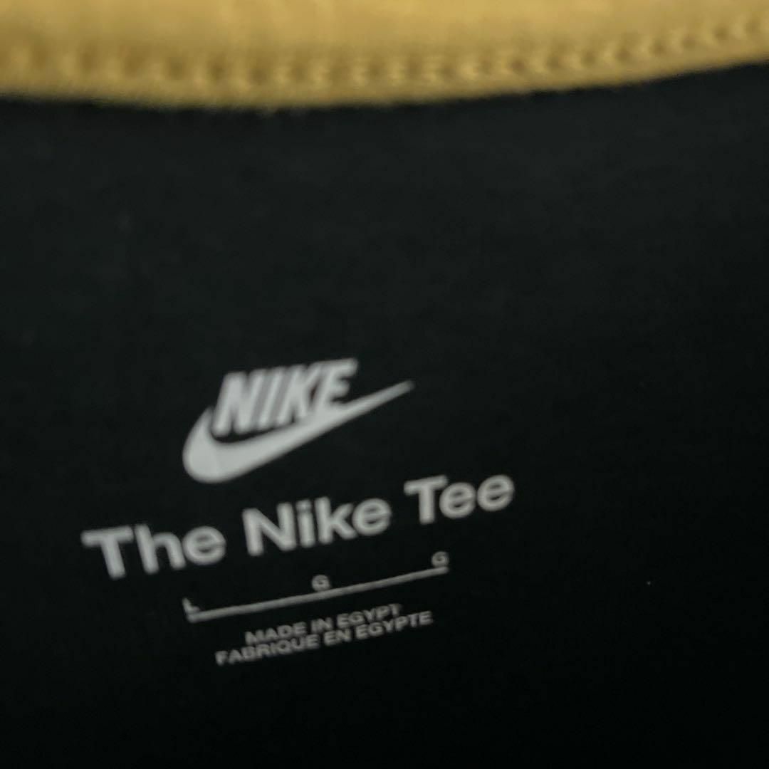 NIKE(ナイキ)のメンズ プリント ナイキ L ブラック USA古着 半袖 Tシャツ メンズのトップス(Tシャツ/カットソー(半袖/袖なし))の商品写真