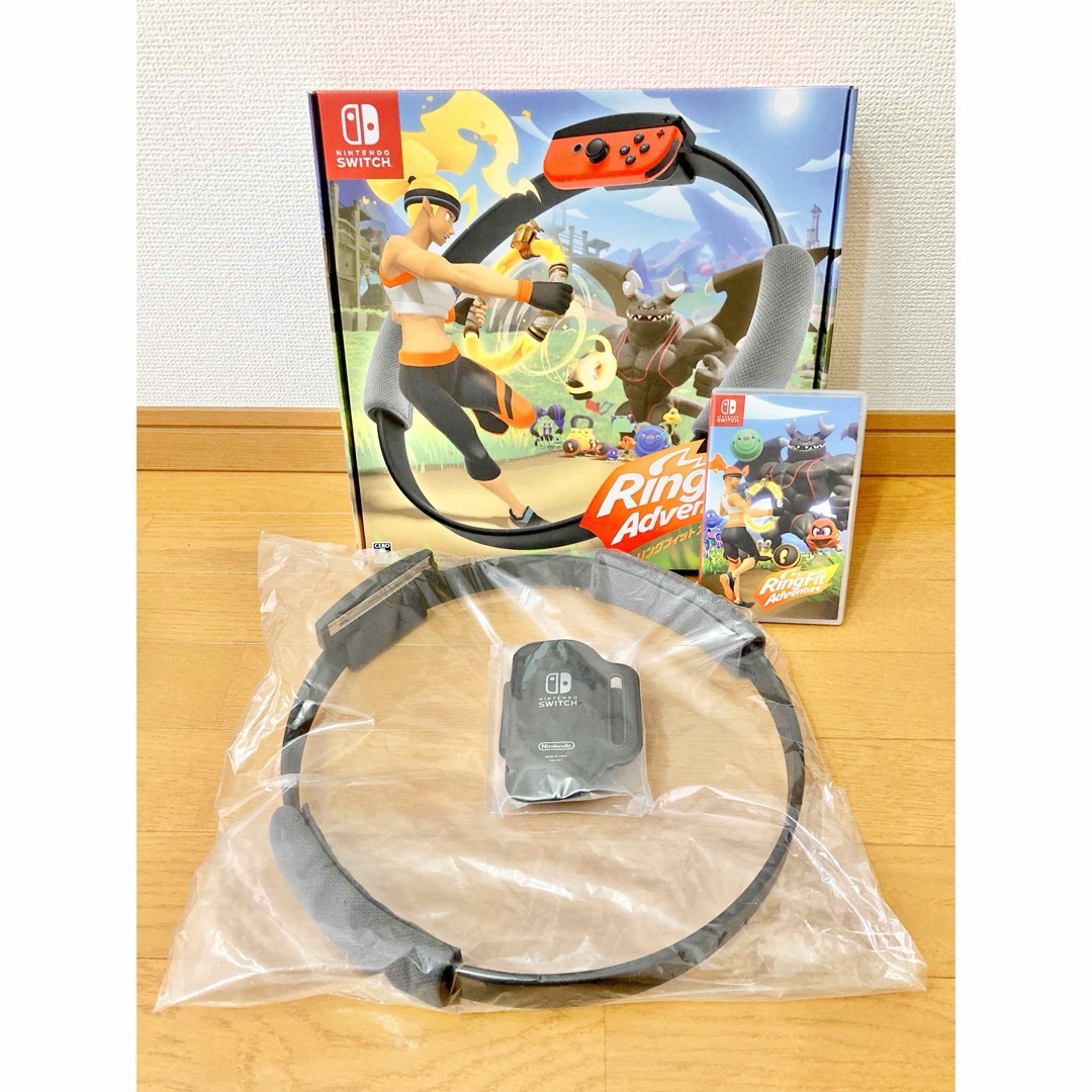 Nintendo Switch(ニンテンドースイッチ)の【Nintendo Switch】リングフィットアドベンチャー〈極美品〉 エンタメ/ホビーのゲームソフト/ゲーム機本体(家庭用ゲームソフト)の商品写真