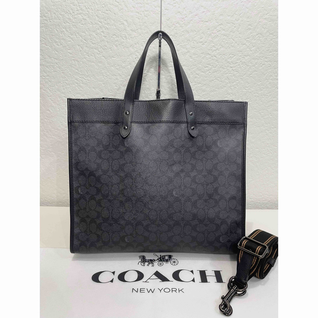 COACH(コーチ)の【美品】定価9.7万　コーチ メンテ済み　ビジネス　レザー　バッグ　本革　283 メンズのバッグ(ビジネスバッグ)の商品写真