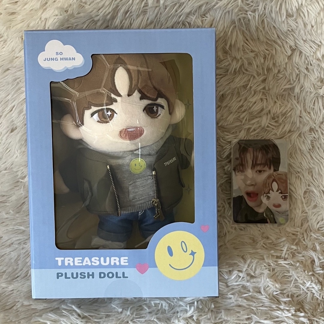 TREASURE(トレジャー)のTREASURE ジョンファン ドール セット トレカ付 エンタメ/ホビーのタレントグッズ(アイドルグッズ)の商品写真