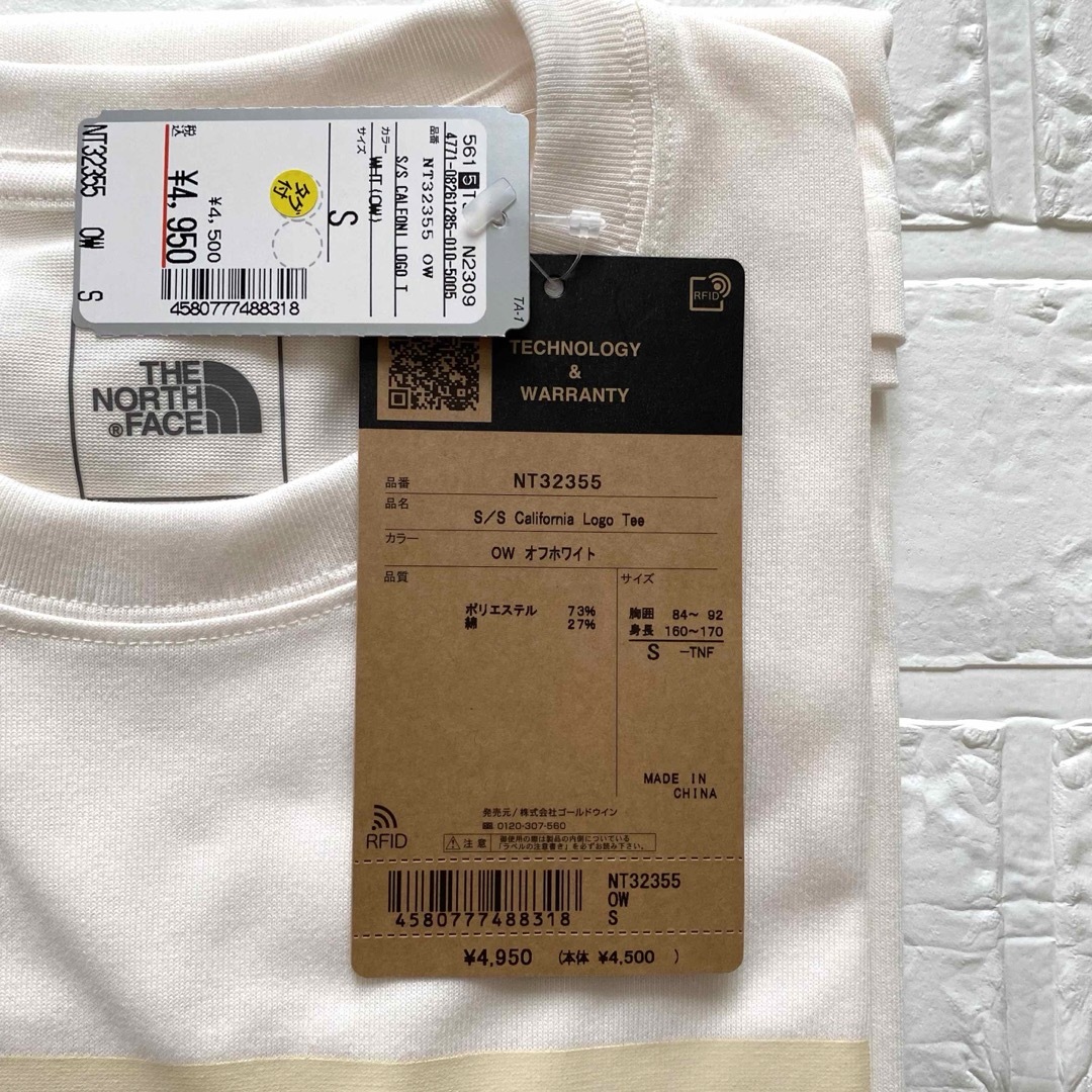 THE NORTH FACE(ザノースフェイス)のノースフェイス　ショートスリーブ カリフォルニアロゴTシャツ 新品 タグ付き メンズのトップス(Tシャツ/カットソー(半袖/袖なし))の商品写真