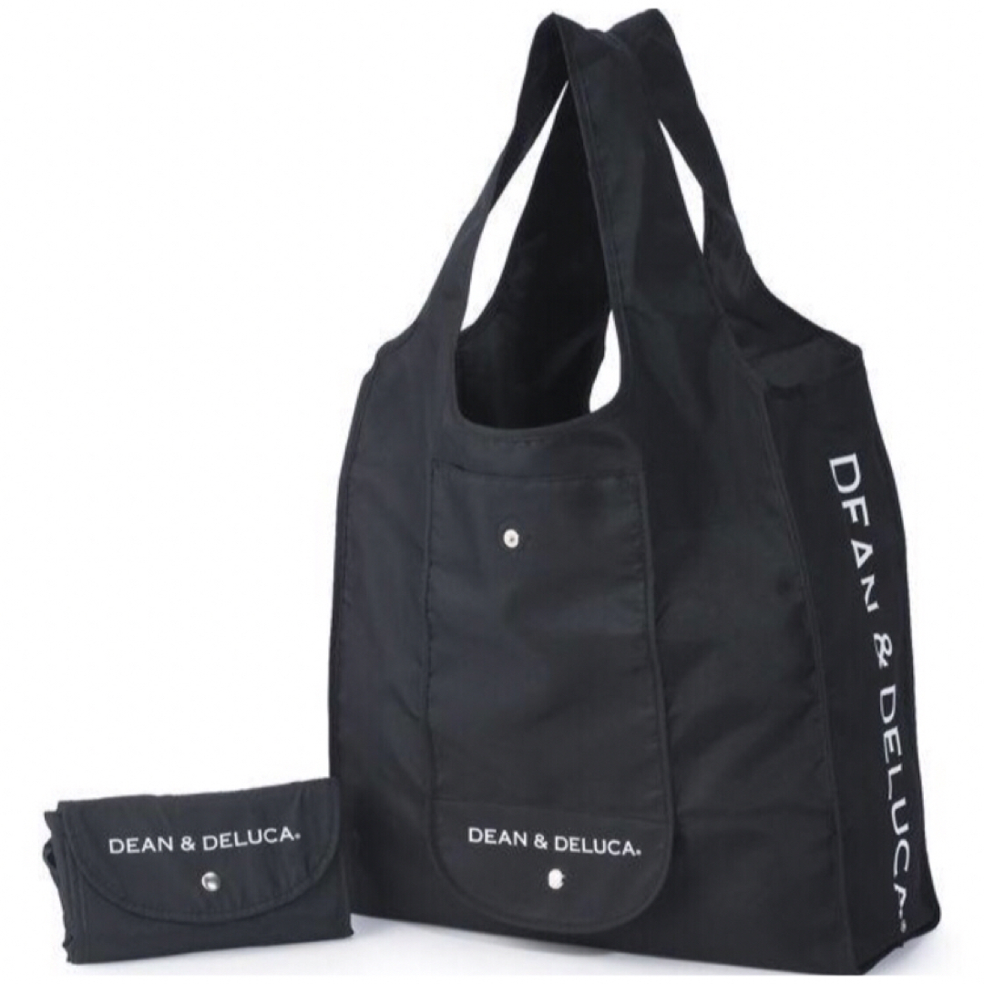 DEAN & DELUCA(ディーンアンドデルーカ)の新品、未使用、未開封‼︎ DEAN & DELUCA  エコバッグ ブラック　 レディースのバッグ(エコバッグ)の商品写真