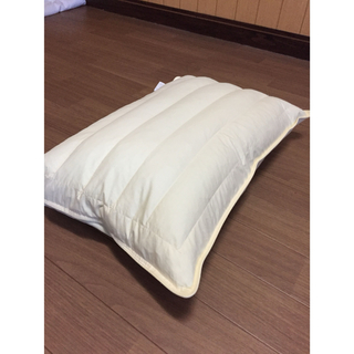 新品【羽根パイプ枕 (無地) 43×63】…旅館・ホテル仕様