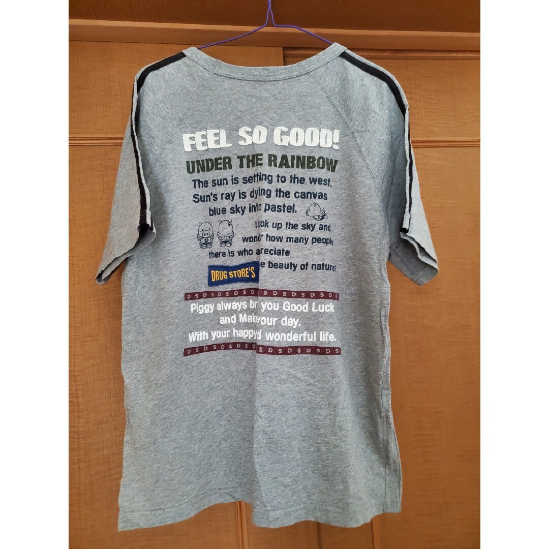 drug store's(ドラッグストアーズ)のサイズＦ　ドラッグストアーズ　肩ラインTシャツ レディースのトップス(Tシャツ(半袖/袖なし))の商品写真