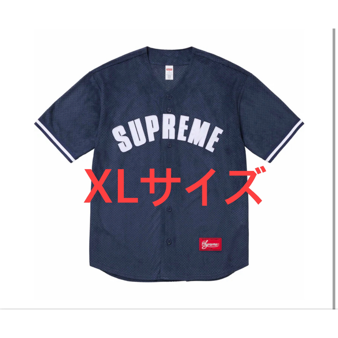 Supreme(シュプリーム)のsupreme Ultrasuede Mesh Baseball Jersey  メンズのトップス(Tシャツ/カットソー(半袖/袖なし))の商品写真