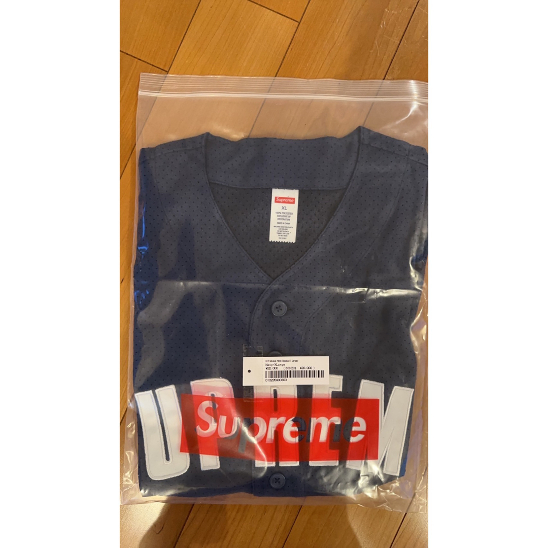 Supreme(シュプリーム)のsupreme Ultrasuede Mesh Baseball Jersey  メンズのトップス(Tシャツ/カットソー(半袖/袖なし))の商品写真