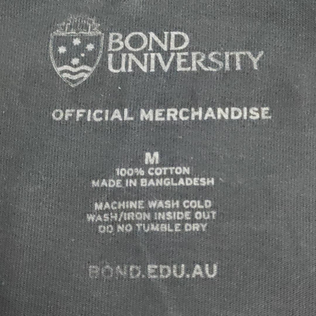 【677】オージー古着海外古着　BOND UNIVERSITYボンド大学Tシャツ メンズのトップス(Tシャツ/カットソー(半袖/袖なし))の商品写真