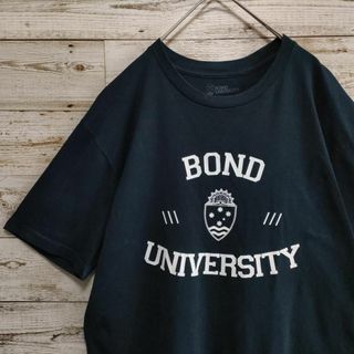 【677】オージー古着海外古着　BOND UNIVERSITYボンド大学Tシャツ(Tシャツ/カットソー(半袖/袖なし))