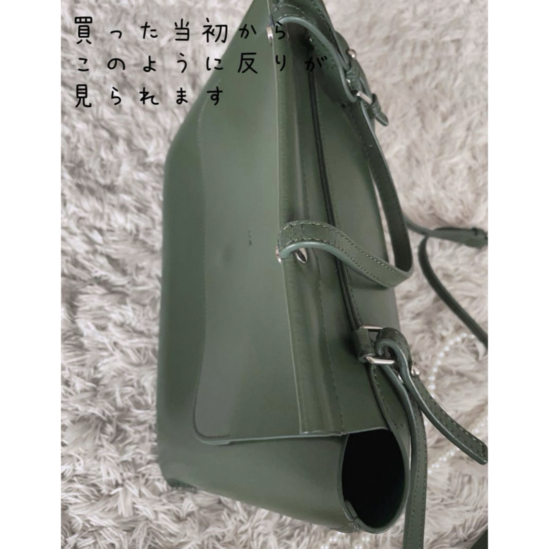 YAHKI(ヤーキ)のヤーキ ハンドバッグ ショルダー 2WAY グリーン カーキ レディースのバッグ(ハンドバッグ)の商品写真