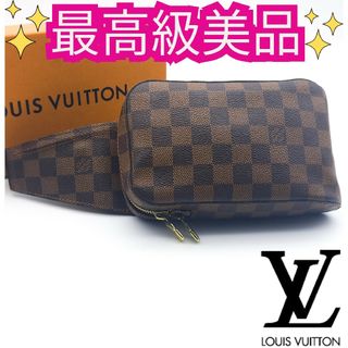 ルイヴィトン(LOUIS VUITTON)のルイヴィトン【最高級美品】ダミエエベヌジェロニモスボディバックウエストポーチ(ボディーバッグ)