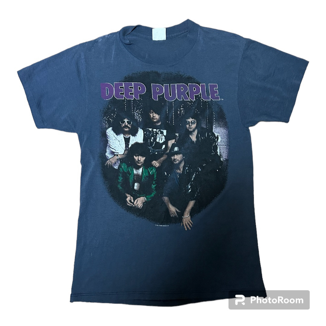 80s USA製 DEEP PURPLE 1987 TOUR Tシャツ メンズのトップス(Tシャツ/カットソー(半袖/袖なし))の商品写真