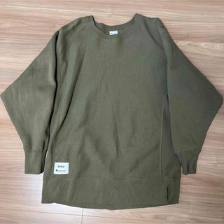 ダブルタップス(W)taps)のWTAPS champion コラボスウェット OLIVE(スウェット)