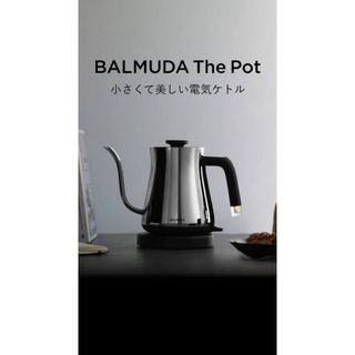 【希少】BALMUDA The Pot  K02A-CR SILVER