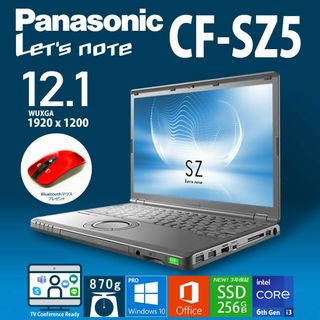 Panasonic - レッツノートCF-SZ5 i3-6100/4G/新品SSD500G/Office